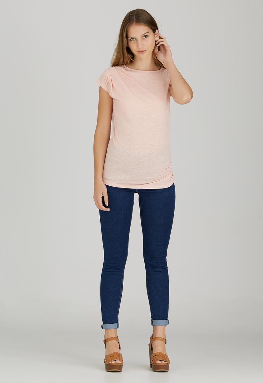 edit - Sleeveless Drape Top Pale Pink