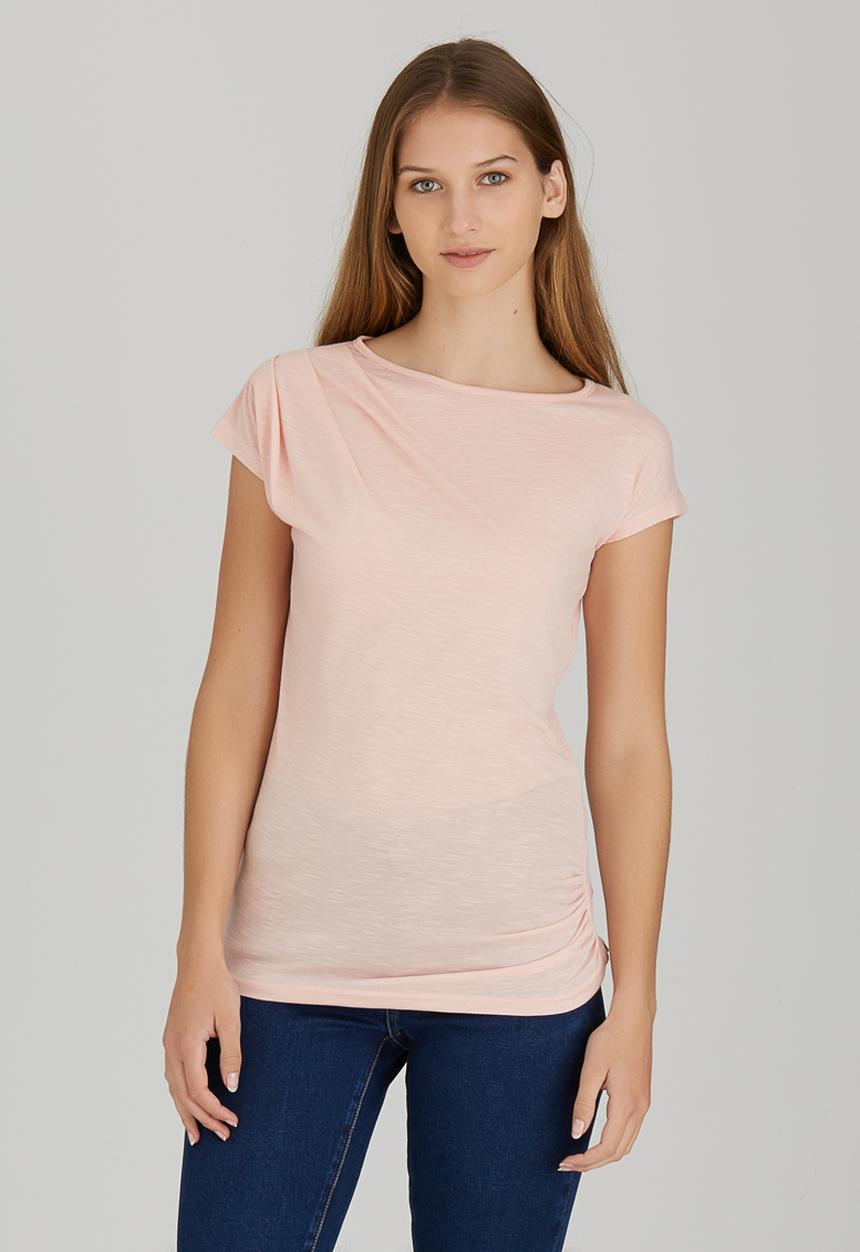 edit - Sleeveless Drape Top Pale Pink