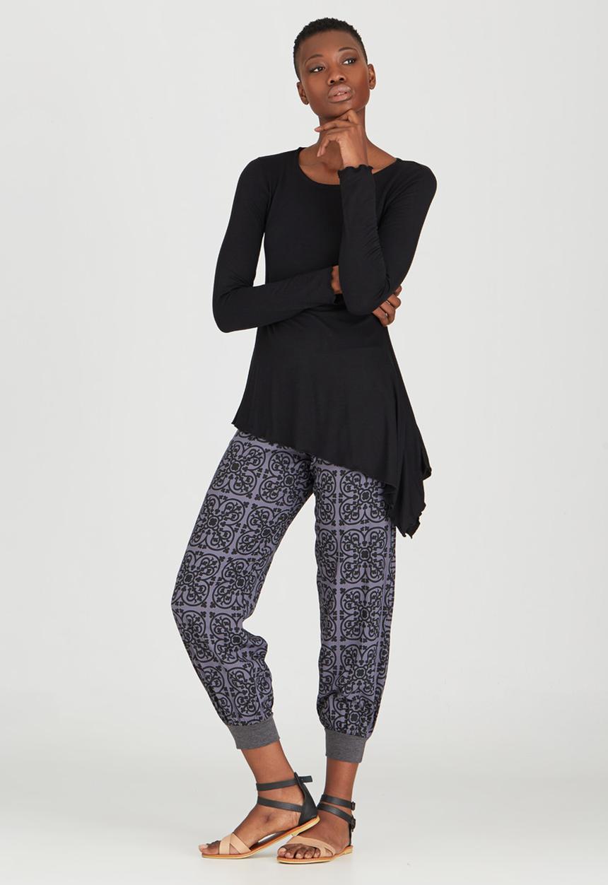 OLKA POLKA - Assymetrical Pixie Top Black