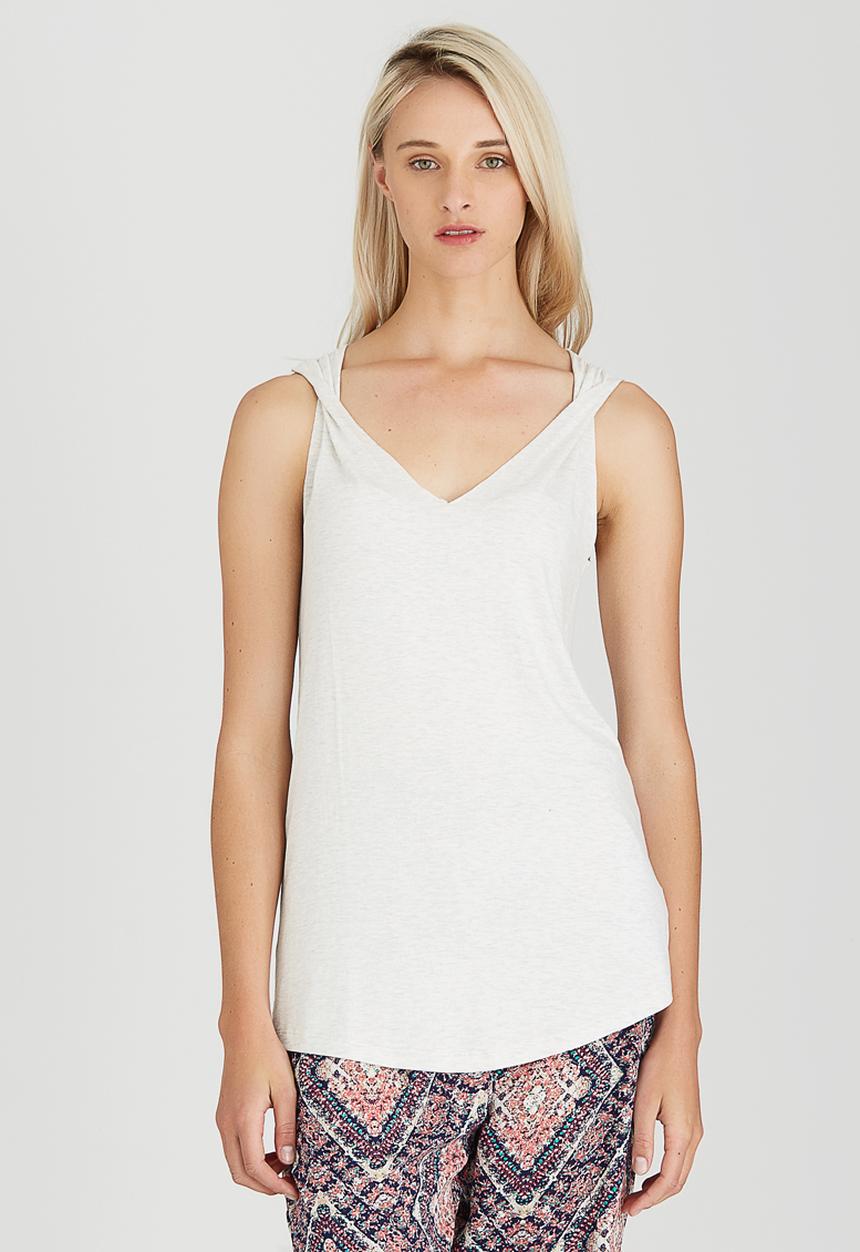 Slick - Emily Twisted Strap Cami Stone