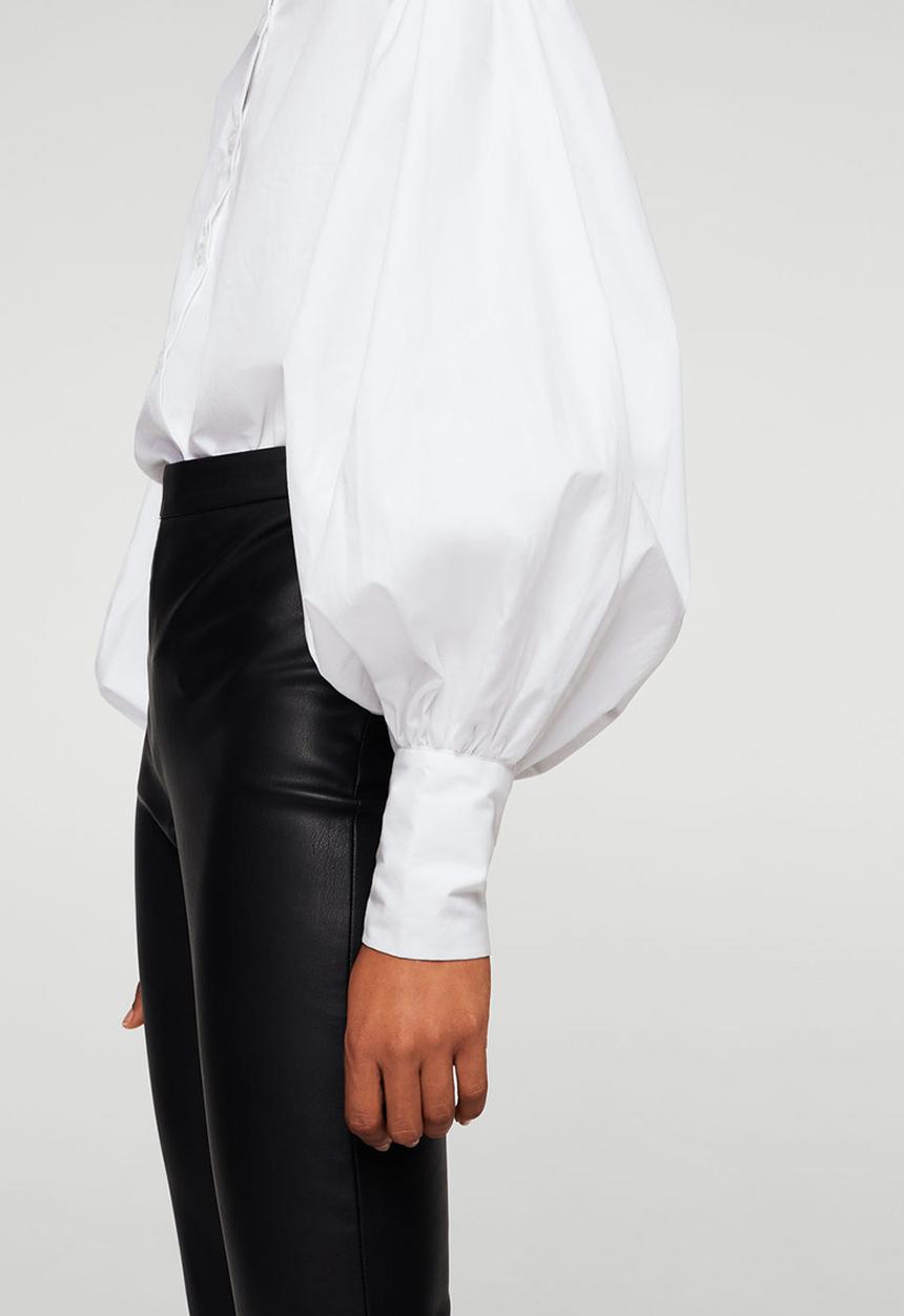 MANGO - Puffed Sleeves Shirt White