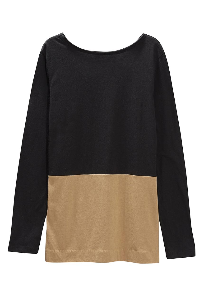Next - V-Neck Modal Blend Long Sleeve Top Black