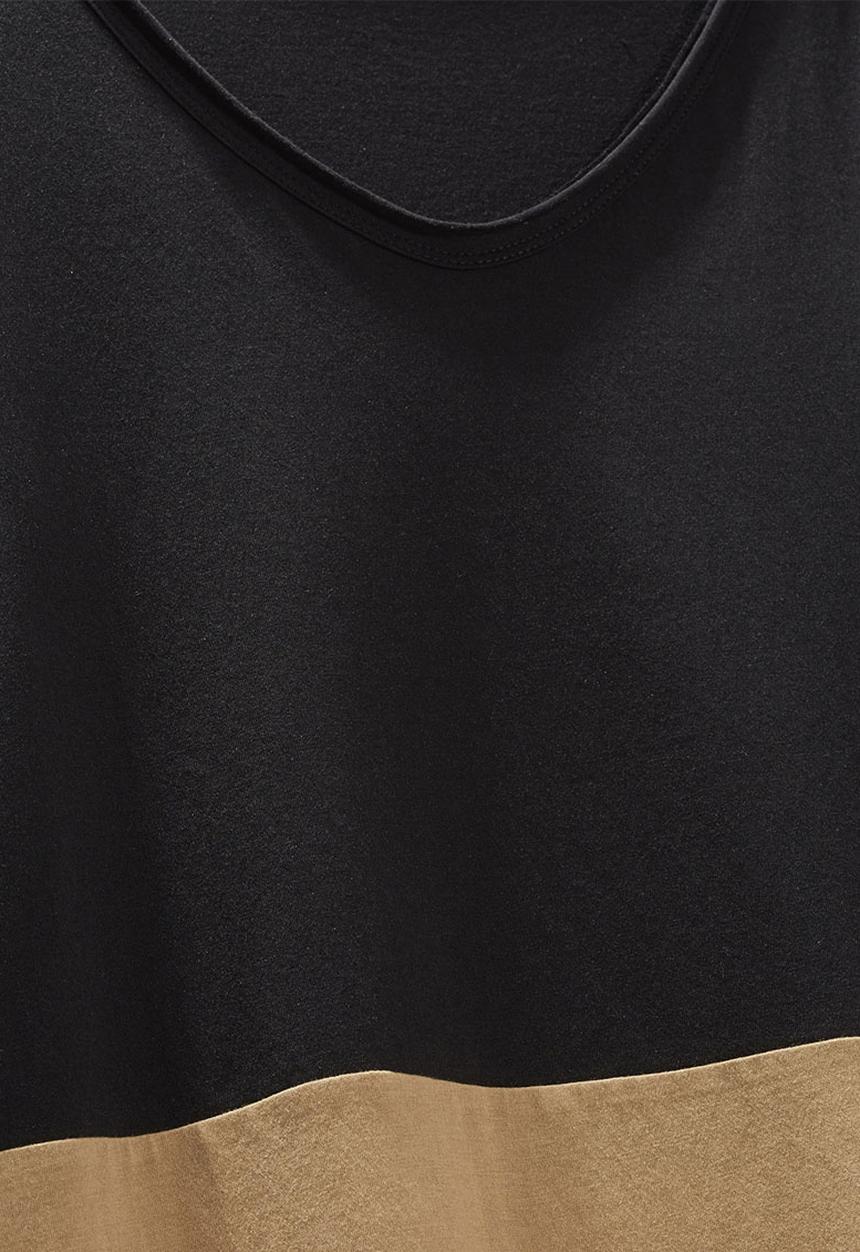 Next - V-Neck Modal Blend Long Sleeve Top Black