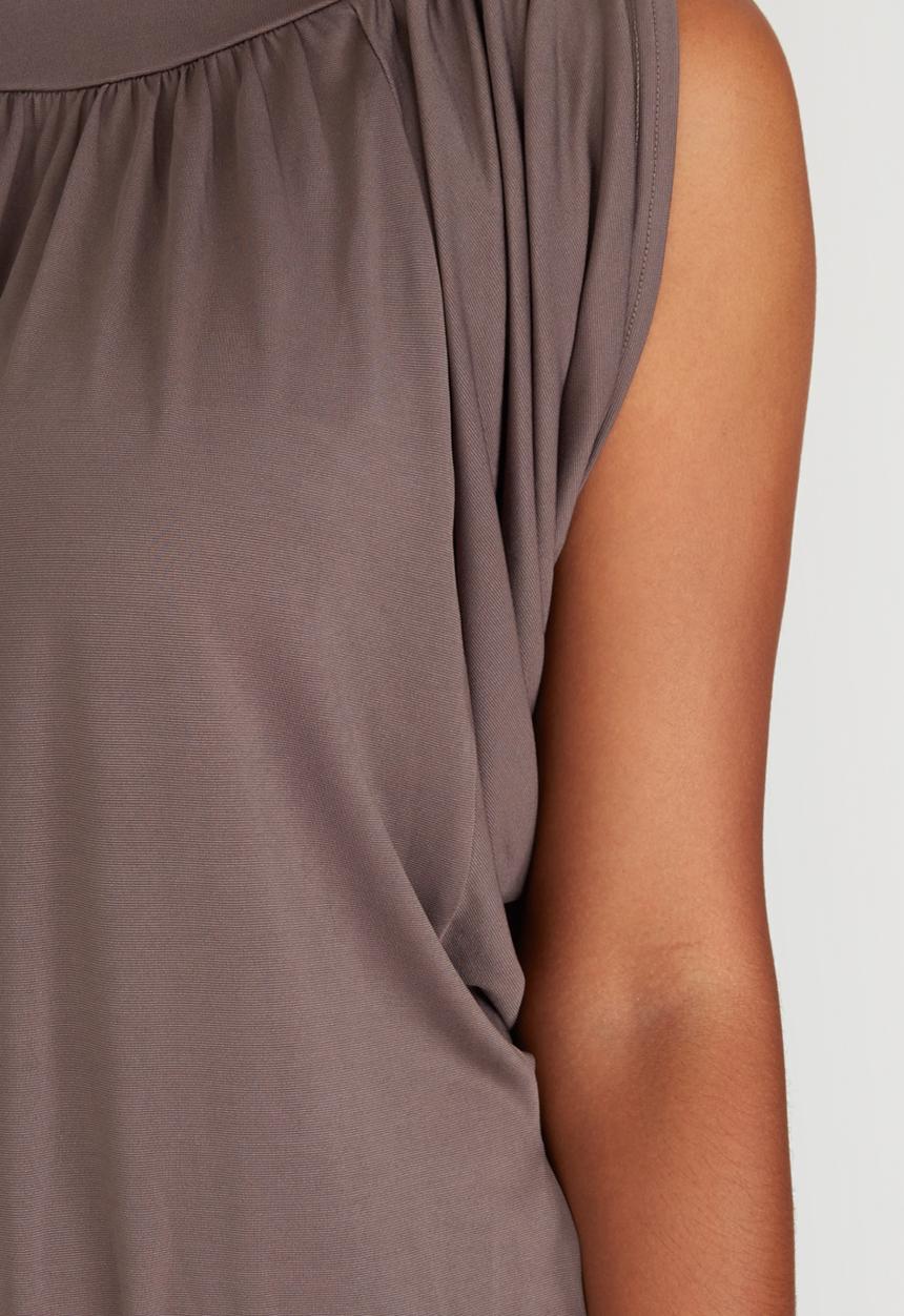 edit - Grecian Drape Top Grey