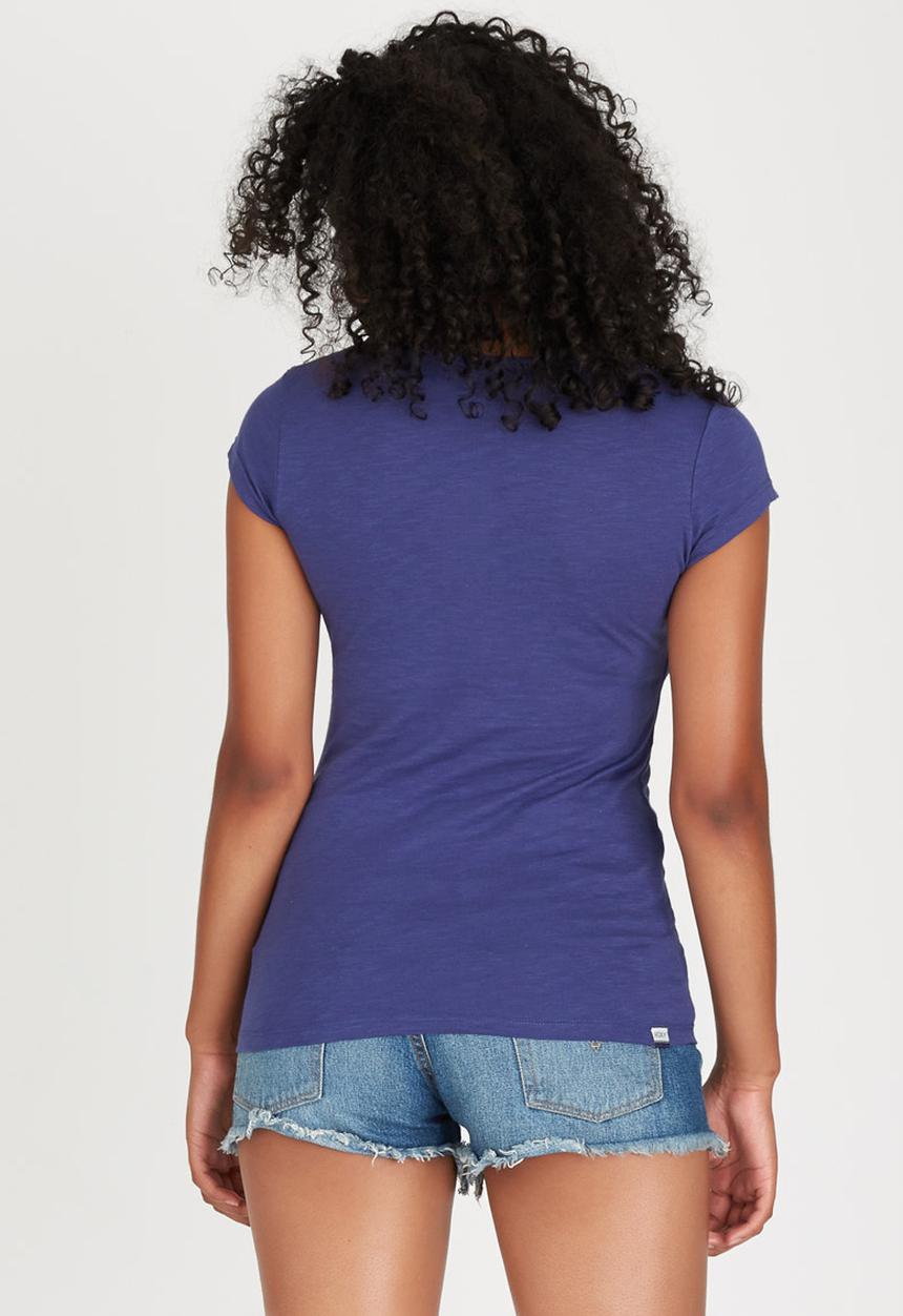 Roxy - Palm Crew Tee Dark Blue