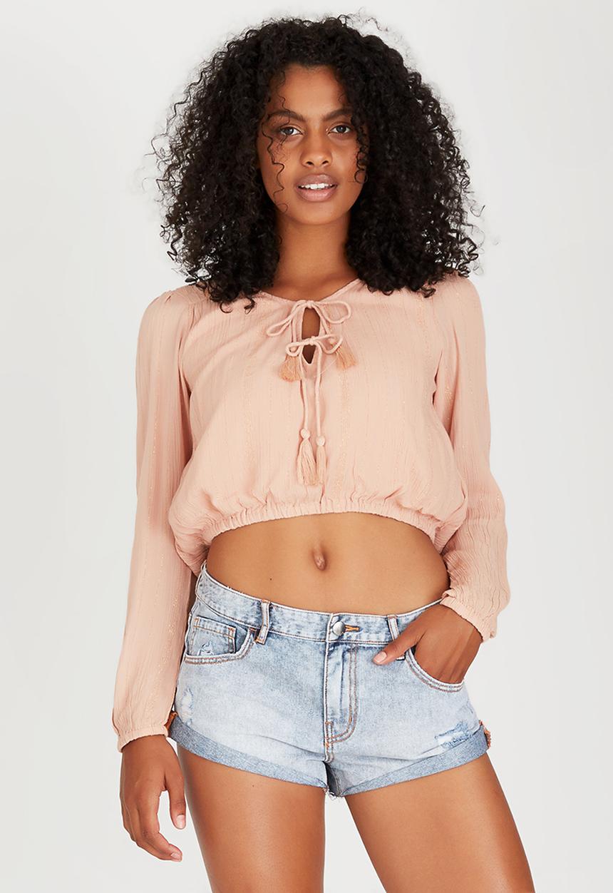 Billabong  - Gypsiana Top Pale Pink