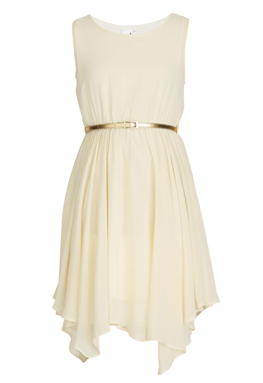 Rebel Republic - Hanky Hem Dress Yellow