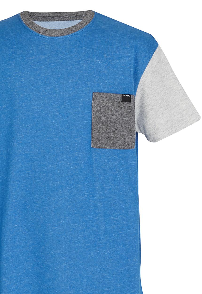 Hurley - Hurley Ridged Dri Fit  Tee Blue