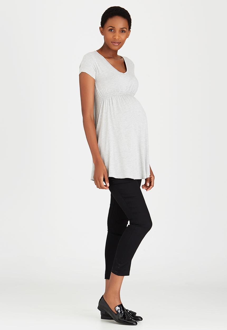 Cherry Melon - Underbust Smock Top Grey