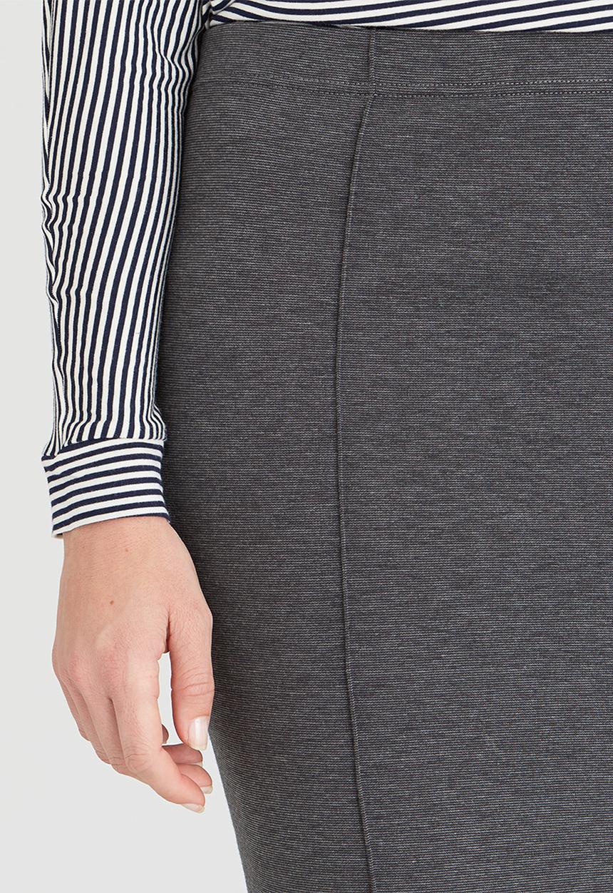 Kate Jordan - Pintuck Skirt Grey Melange