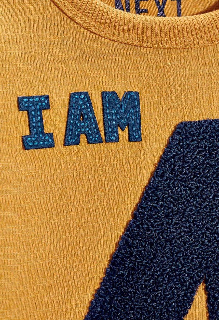 Next - I Am Four T-shirt Orange