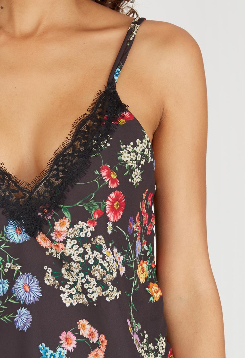 Sassoon - Printed Cami Black