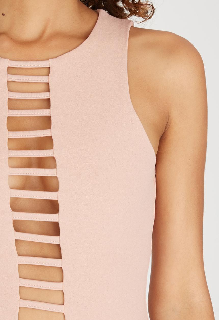 SISSY BOY - Romance Bodysuit Pale Pink