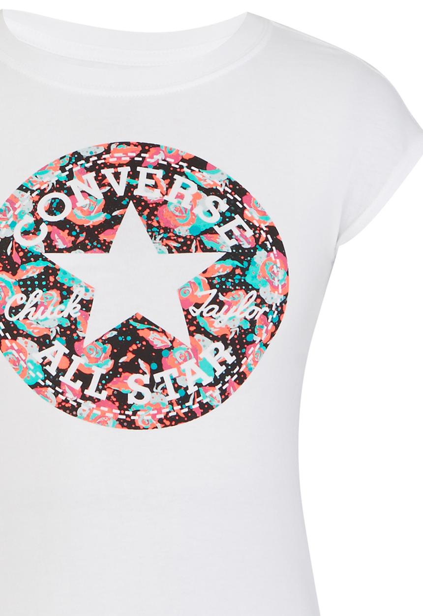 Converse - Dropped Shoulder Tee White