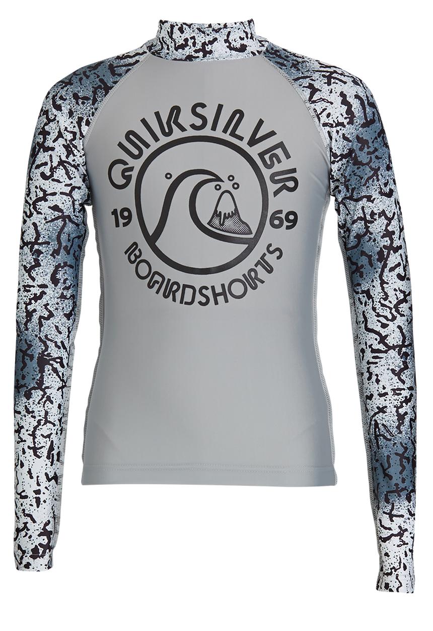 Quiksilver - Social Scientist  Boys Rashvest Grey