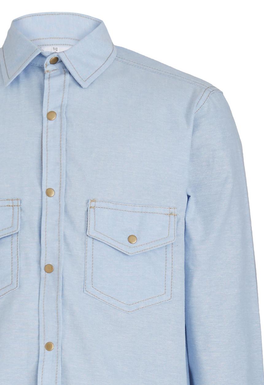 Rebel Republic - Denim Shirt Mid Blue