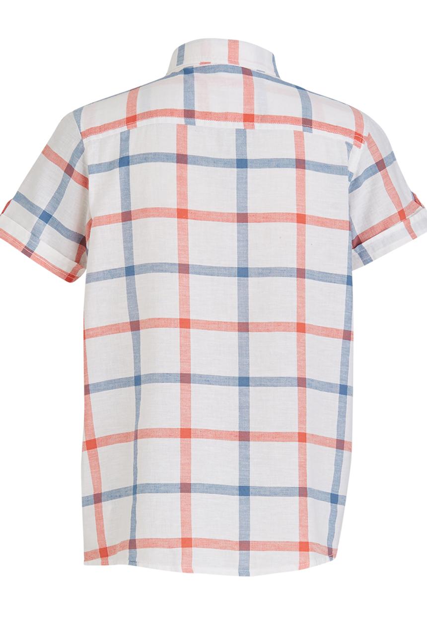 Soobe - Casual Check Shirt Blue