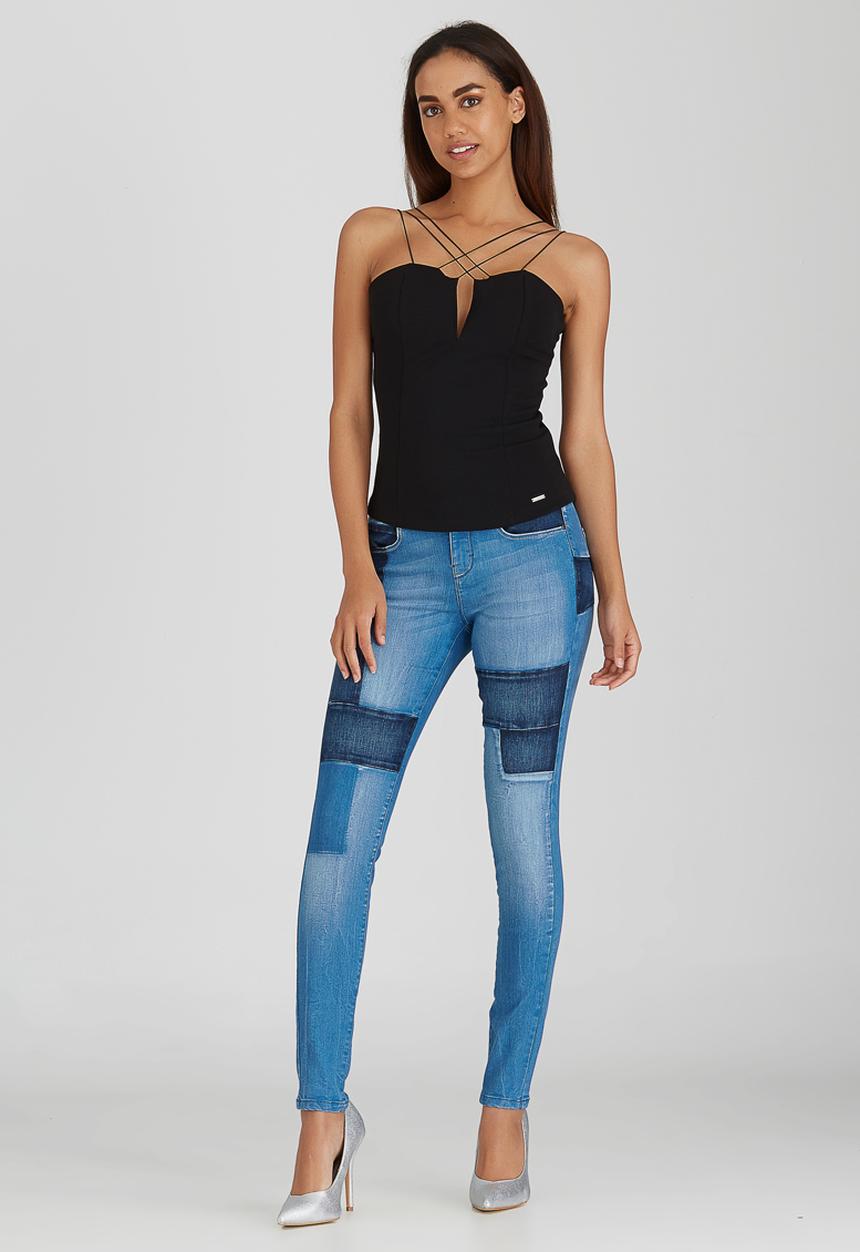 SISSY BOY - Sensational Strappy Top Black