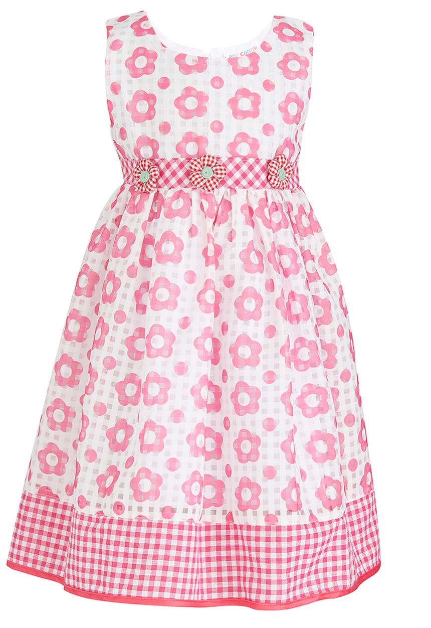 Pop Candy - Printed Summer Dress Mid Pink