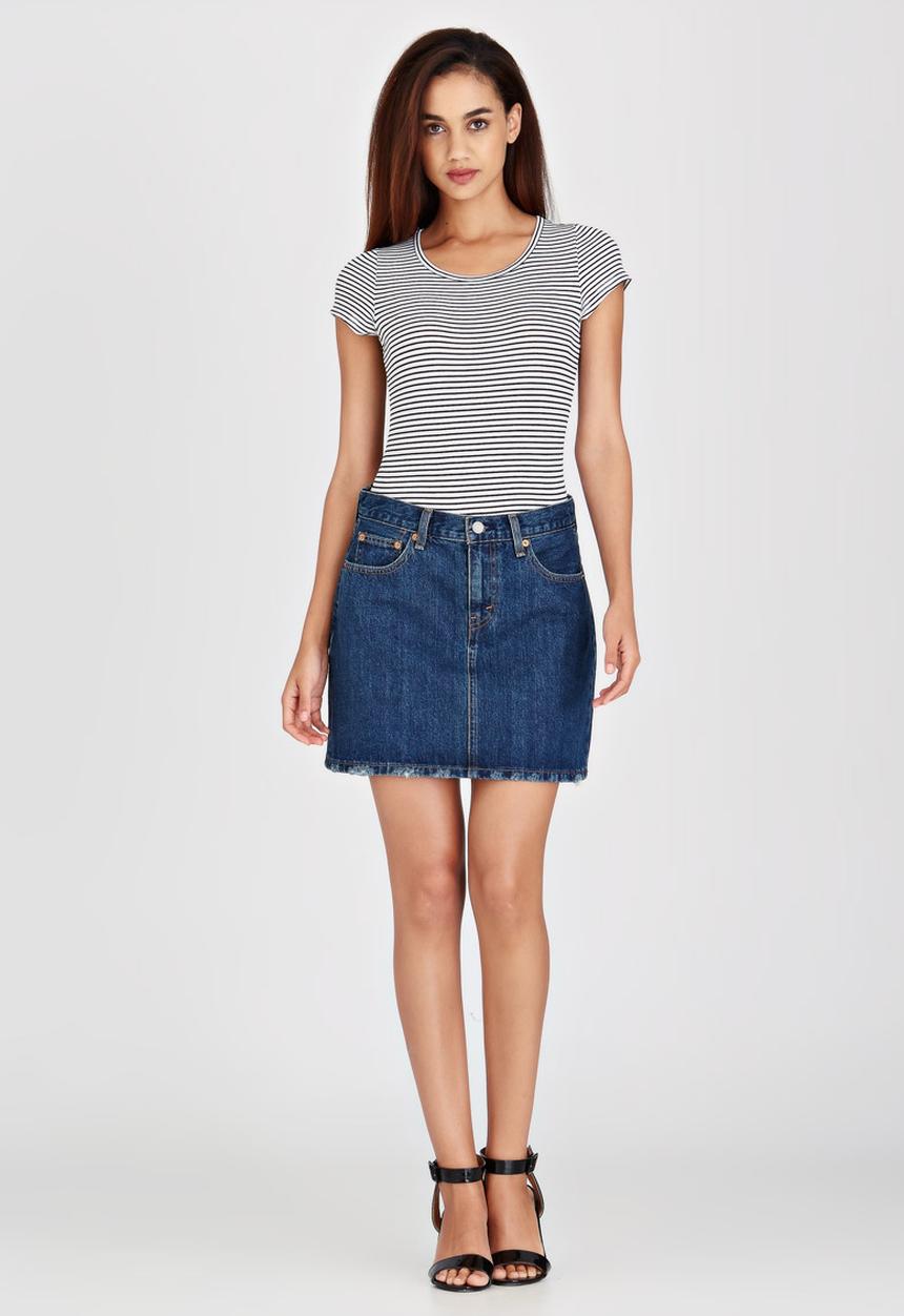 Levi’s® - Icon Denim Skirt Dark Blue