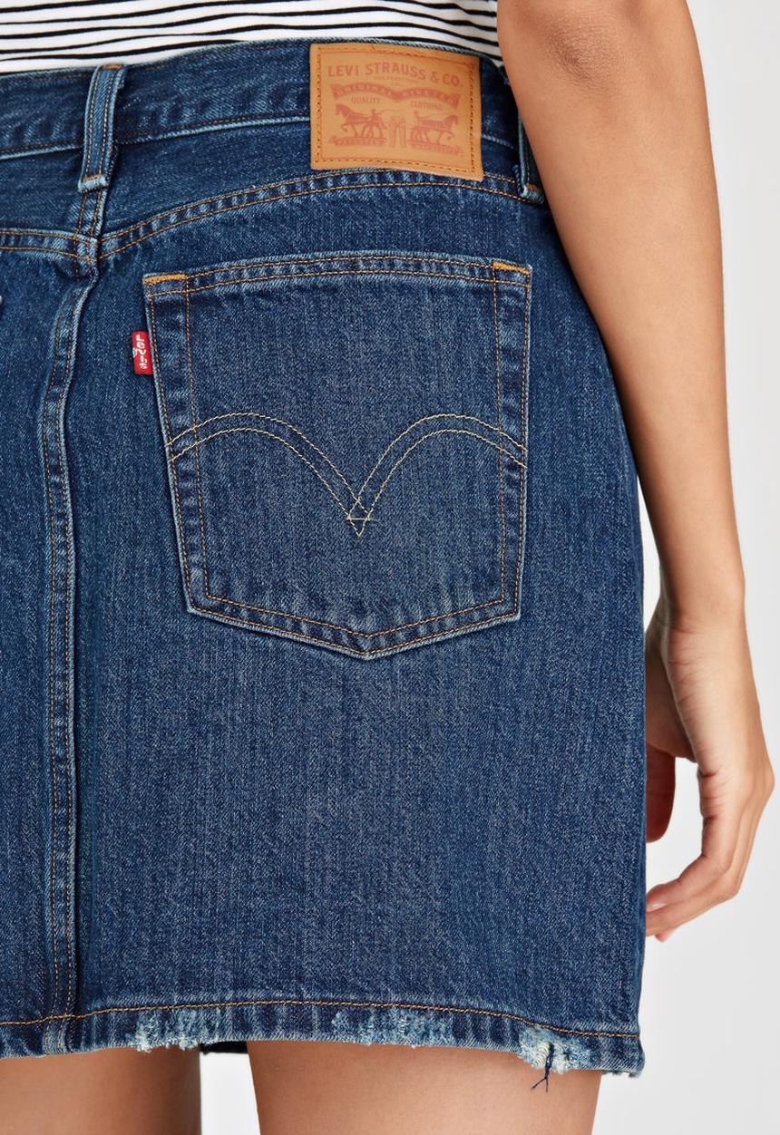 Levi’s® - Icon Denim Skirt Dark Blue