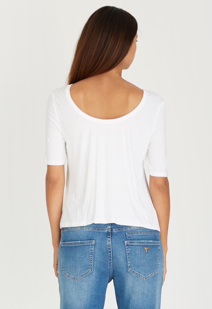 GUESS - LA Trapeze Tee White