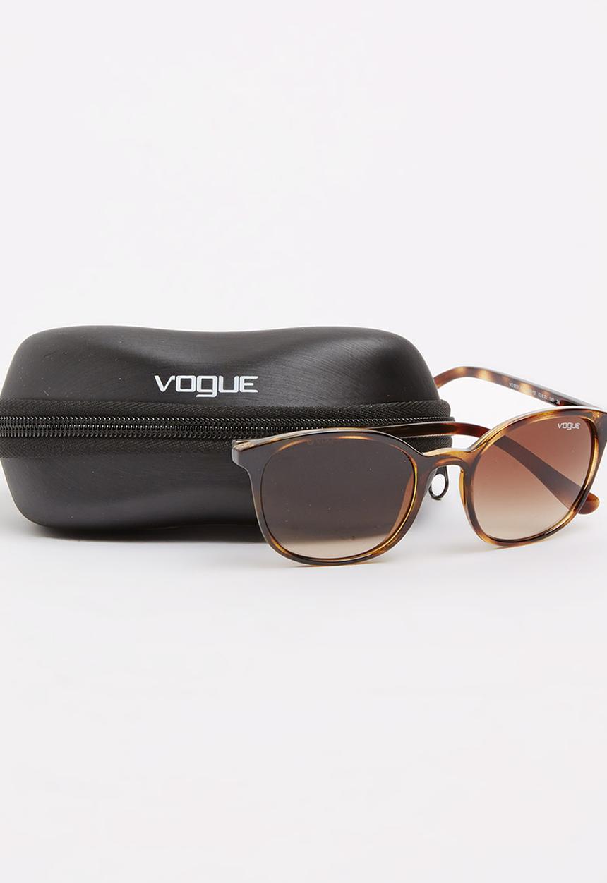 Vogue Eyewear - Vogue Cat-eye Sunglasses 52mm-Mid Brown