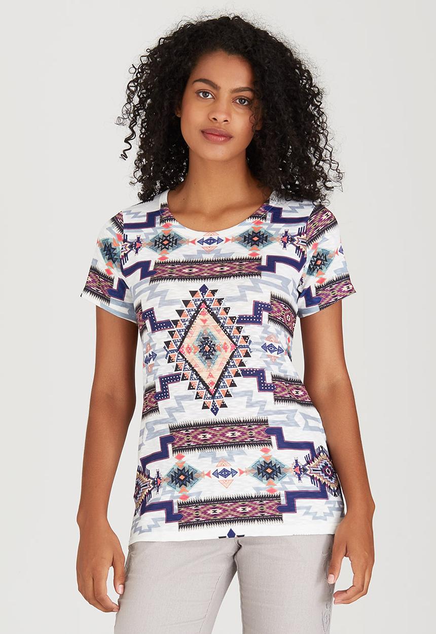 cath.nic - Crew Neck Abstract Design Top Multi-colour