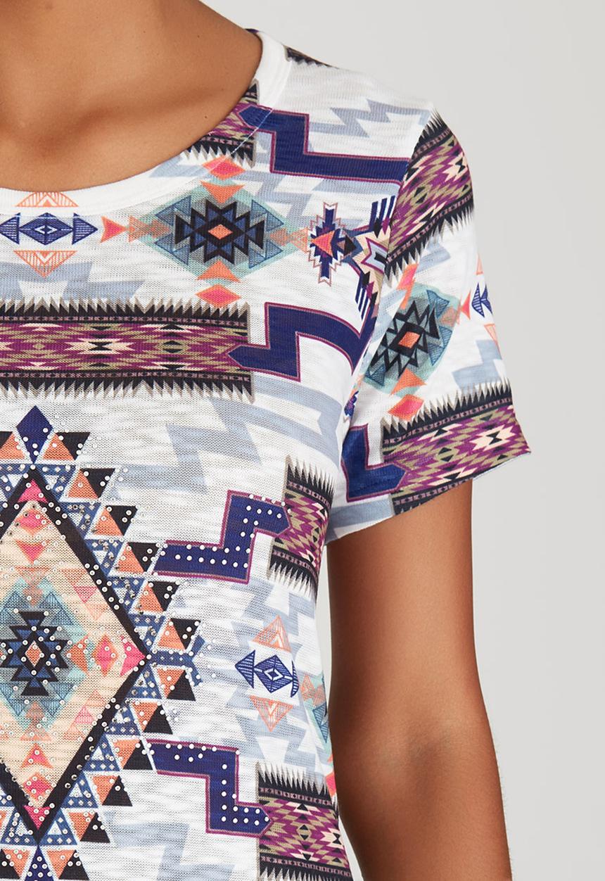 cath.nic - Crew Neck Abstract Design Top Multi-colour