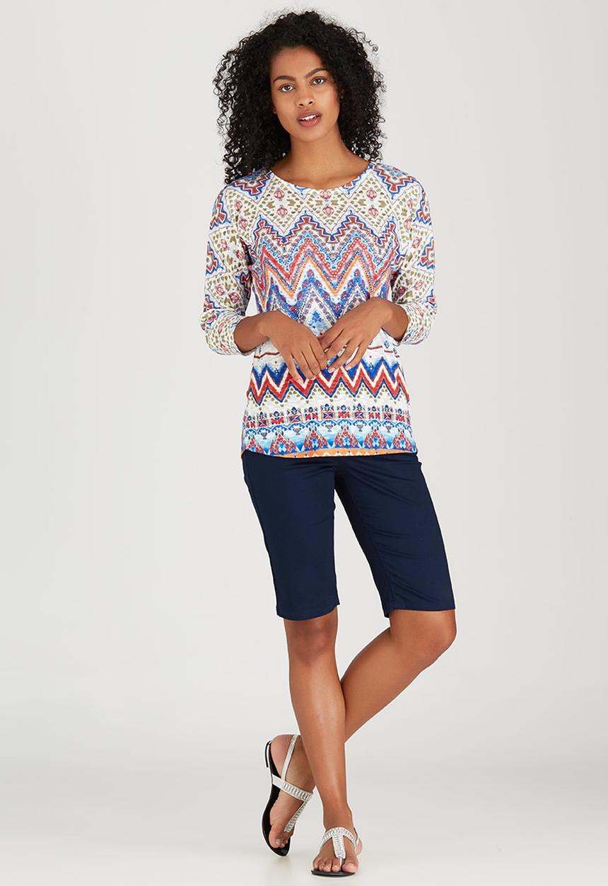 cath.nic - Totempole Crewneck Knit Top Multi-colour