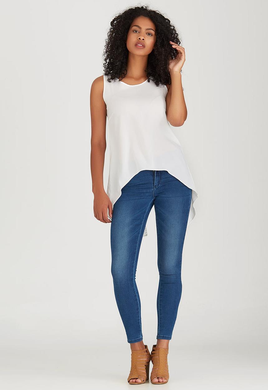 edit - Cami with Back Lace Detail Milk