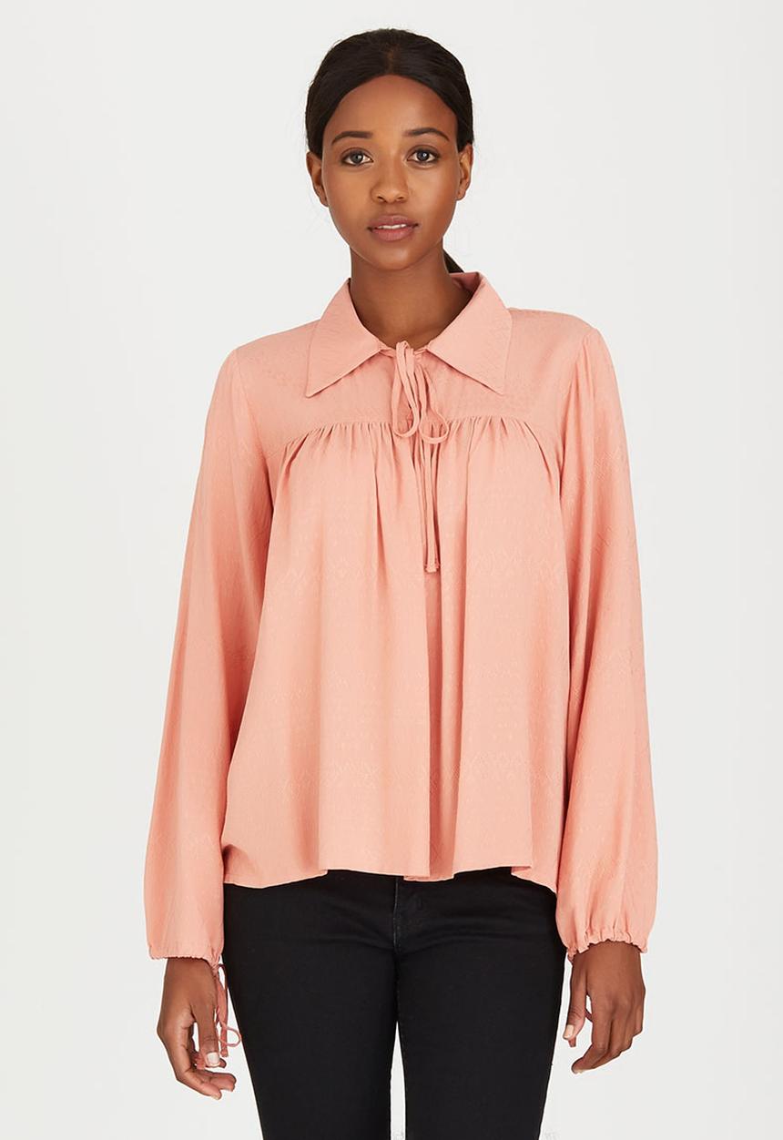 edit - Baby Doll Top Coral