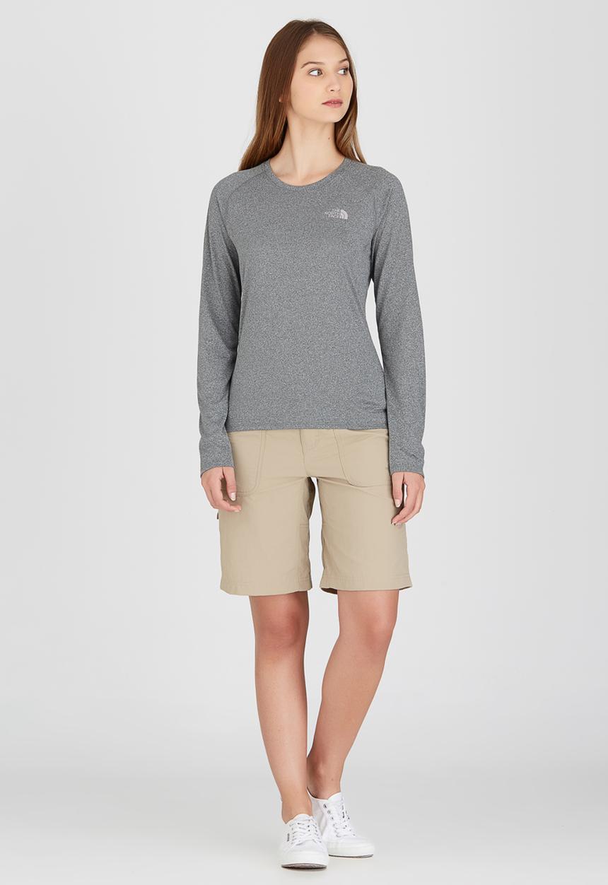 DNU - The North Face - Reaxion Amp Longsleeve Top Mid Grey