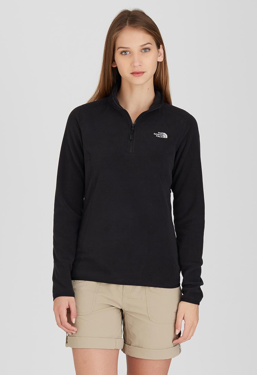 DNU - The North Face - 100 Glacier Zip Top Black