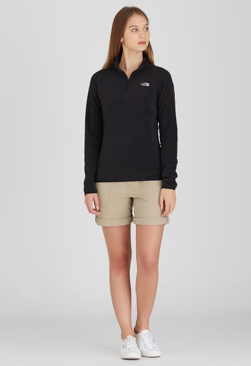 DNU - The North Face - 100 Glacier Zip Top Black
