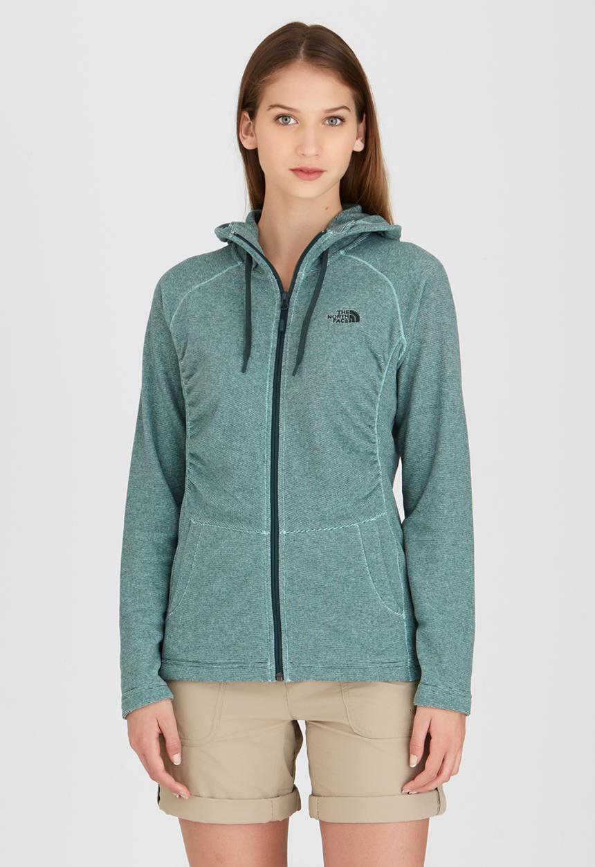 DNU - The North Face - Mezzaluna Zip Hoodie Mid Green