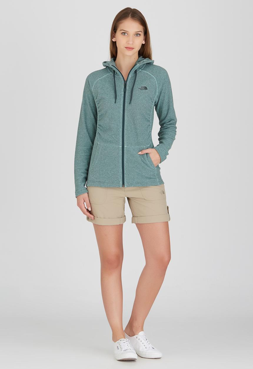 DNU - The North Face - Mezzaluna Zip Hoodie Mid Green