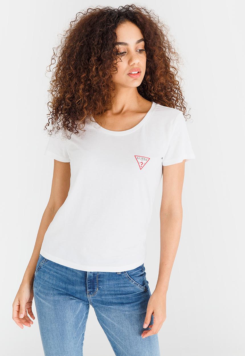 GUESS - Guess Baby Crew Logo Tee White