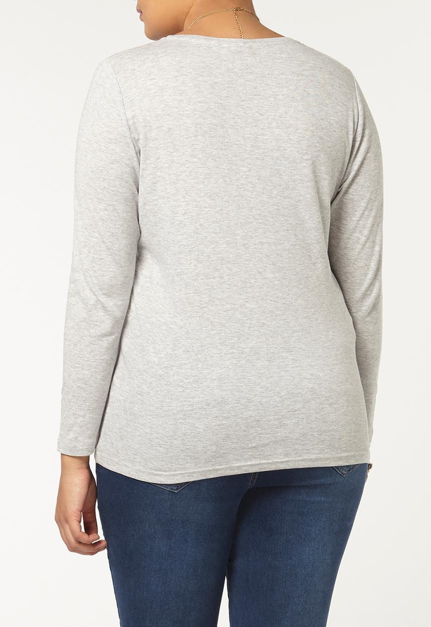 EVANS - Long Sleeve T-shirt 2 Pack Multi-colour