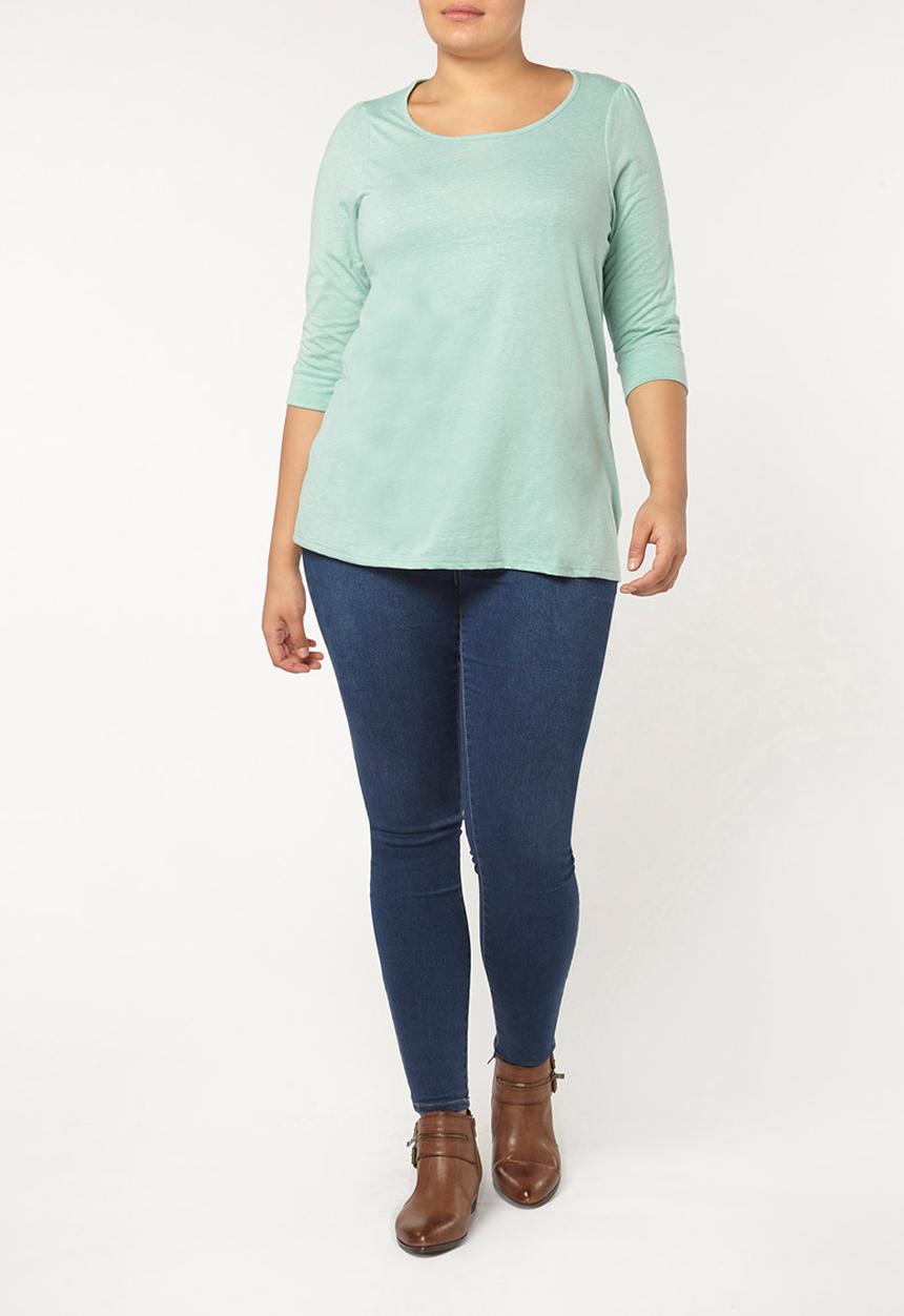 EVANS - 3/4 Sleeve T-shirt Green