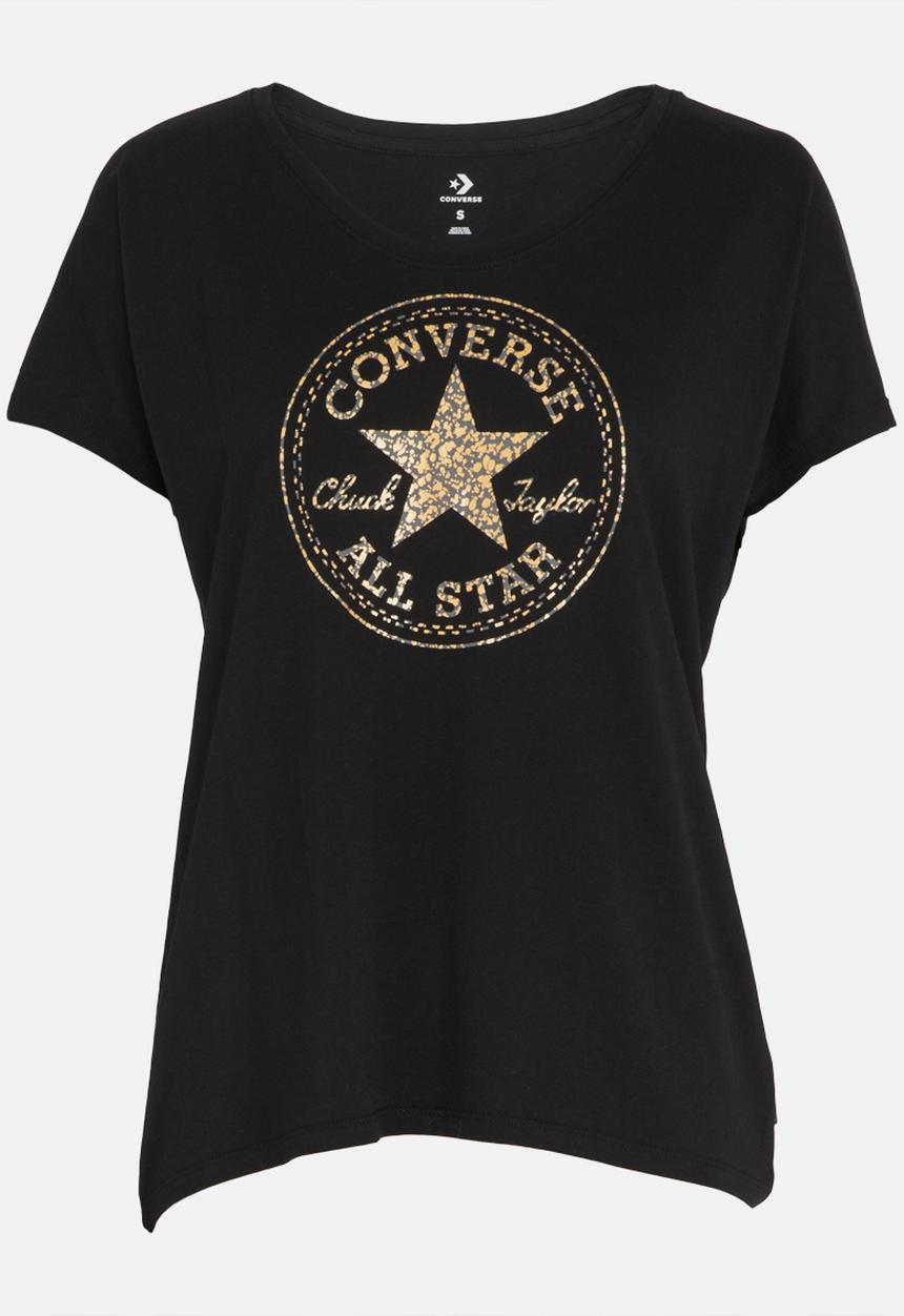 Converse - Metallic Detail Tee Black
