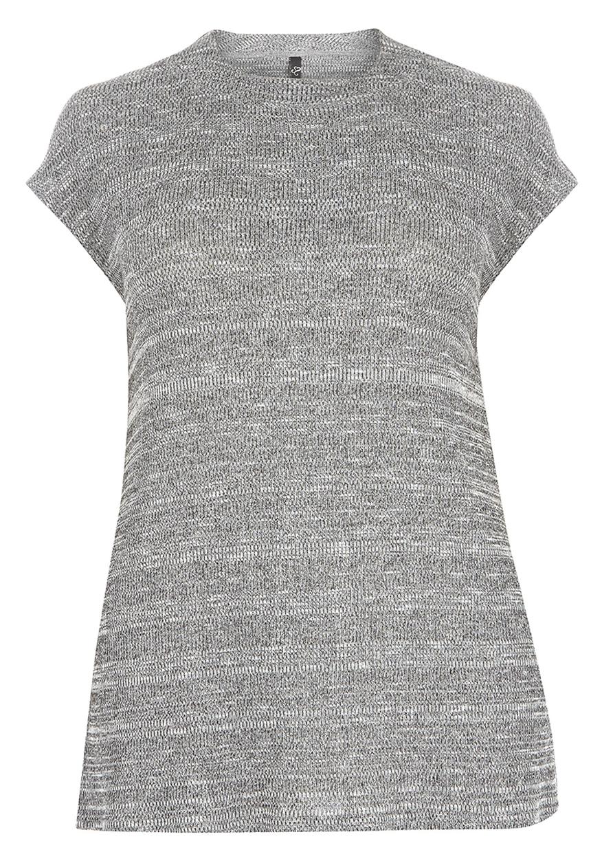 EVANS - Ribbed Turtle Neck Grey
