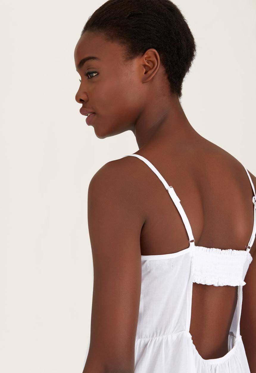 c(inch) - Tiered Cami White