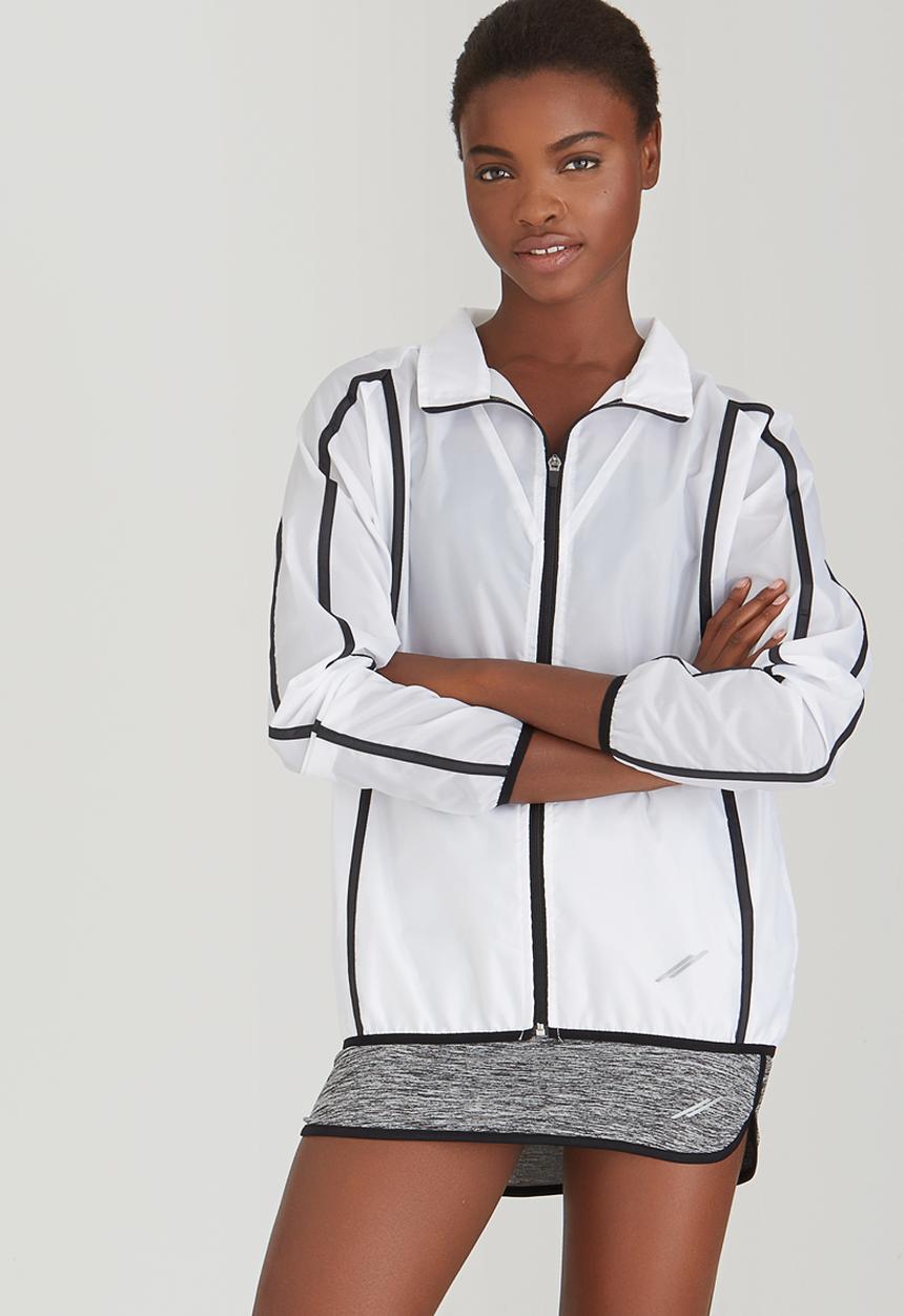 Lithe - Zip Through Water-resistant Jacket Black
