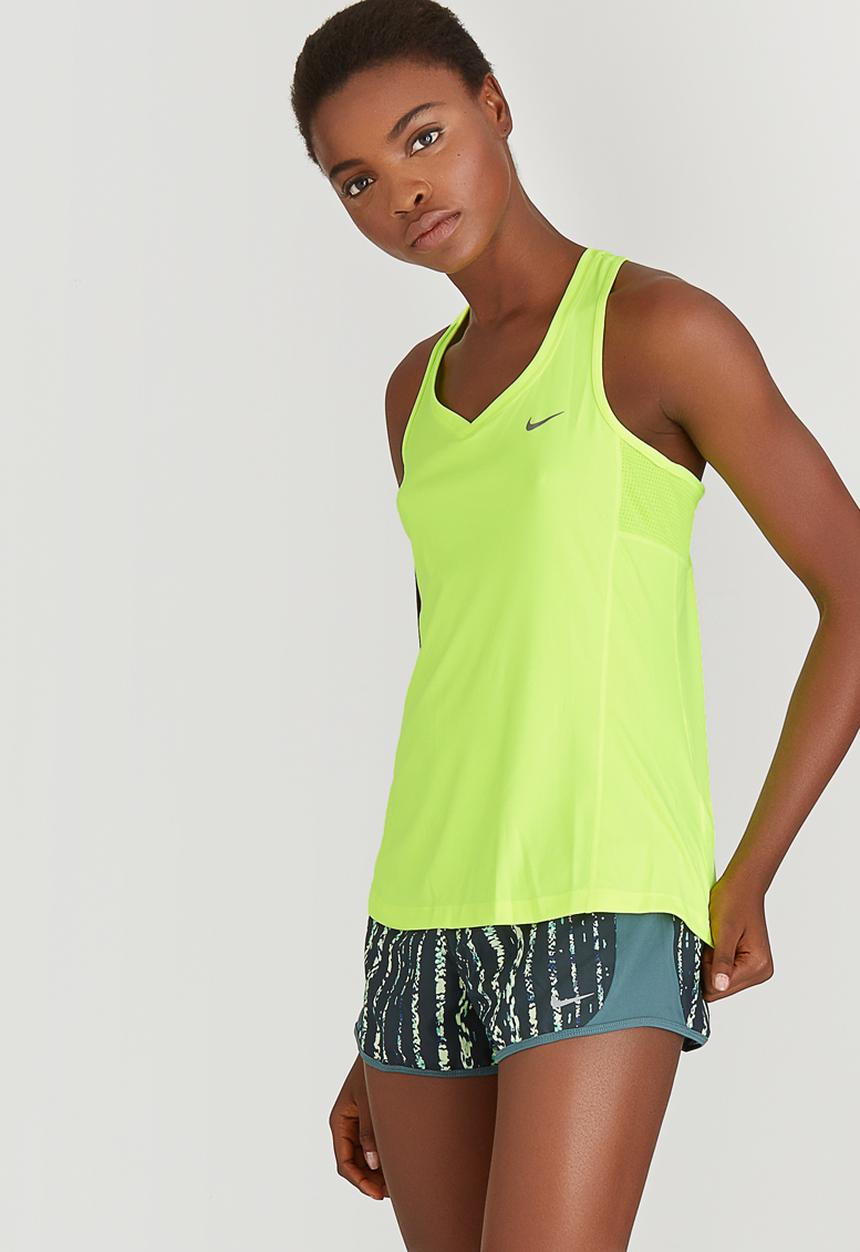 Nike - Nike Running Miler Tank Light Green