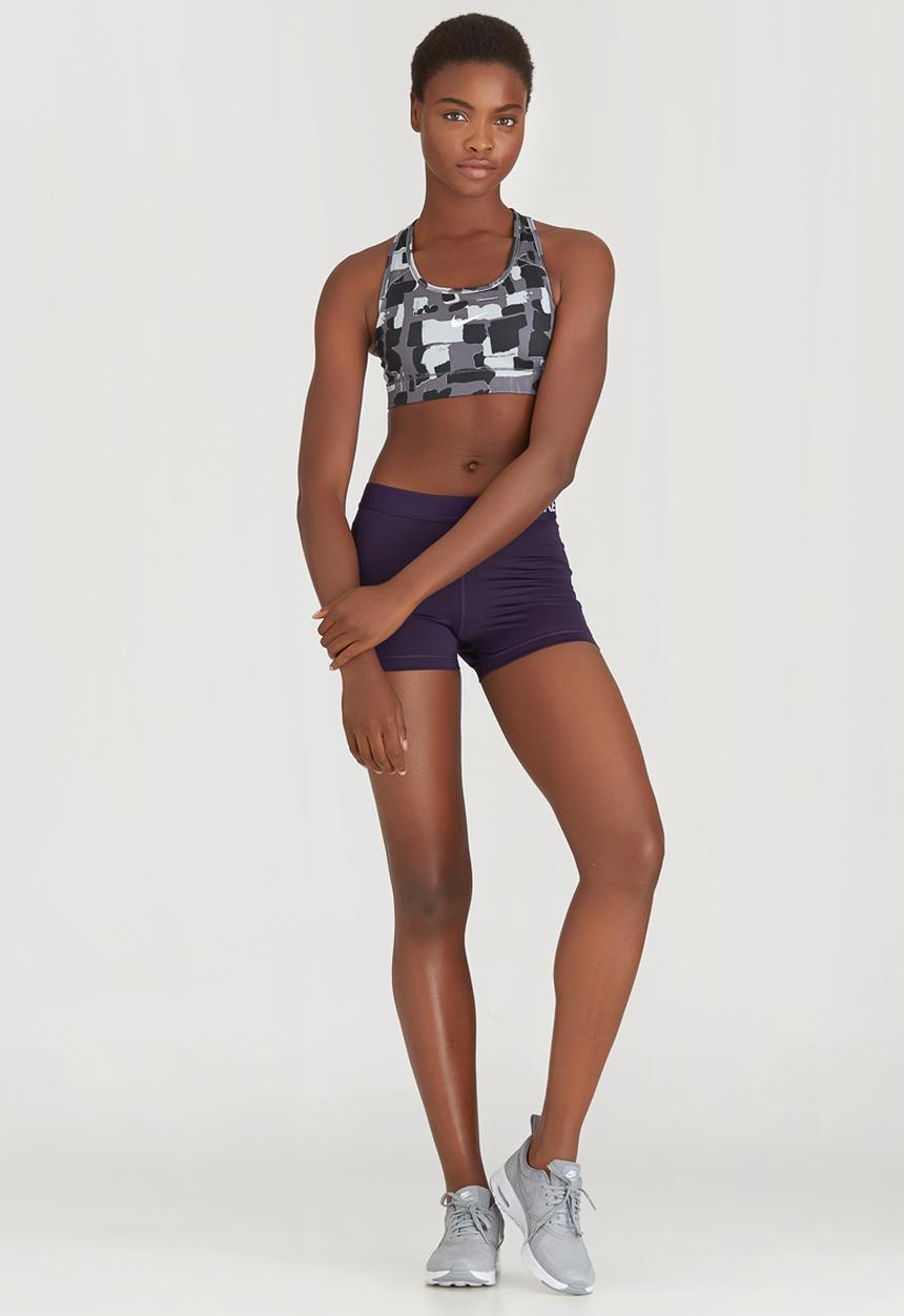 Nike - Nike Victory Compression Quarry Sportsbra Black and Grey