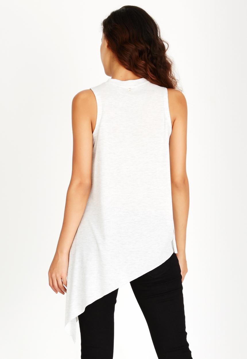 GUESS - Joscelyn Rib Tank Grey Melange