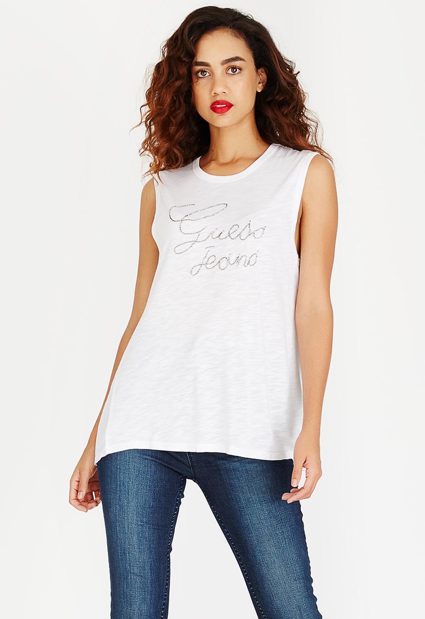 GUESS - Guess Jeans Tank Top White