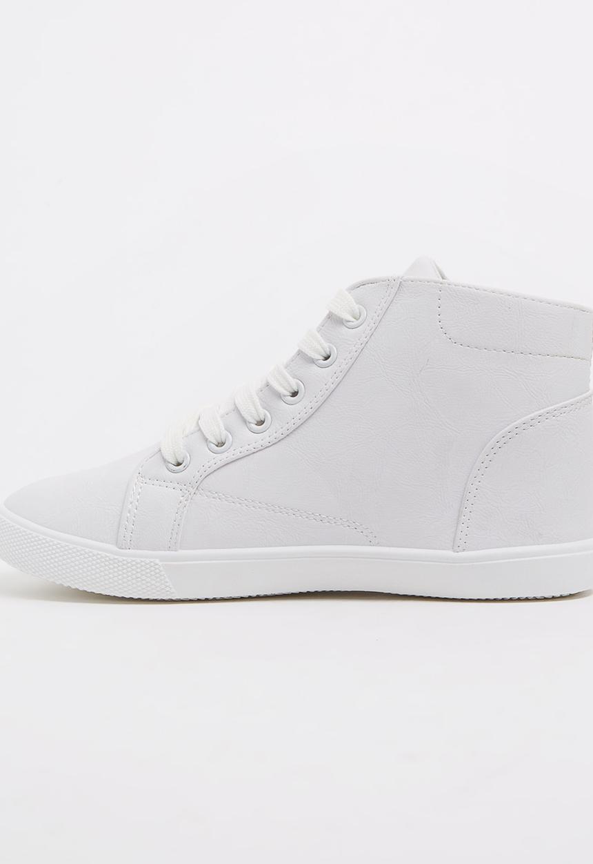 SOVIET - PU High Top Sneaker White