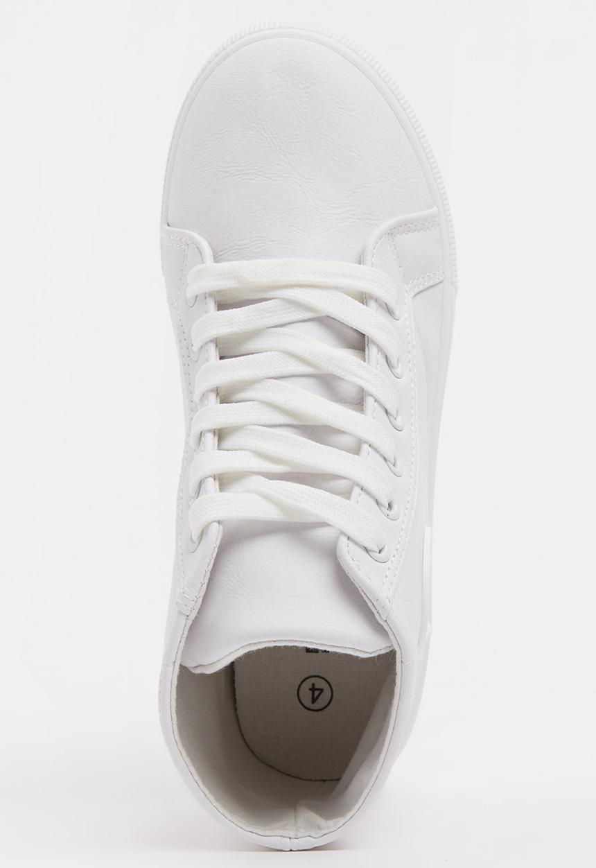 SOVIET - PU High Top Sneaker White